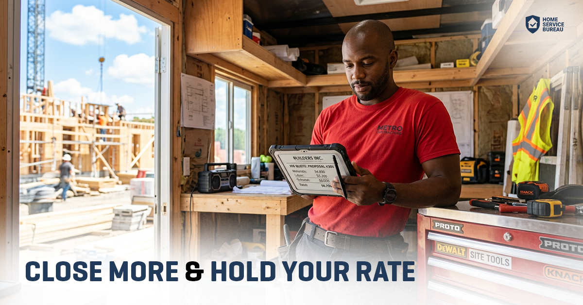 contractor close rate improvement