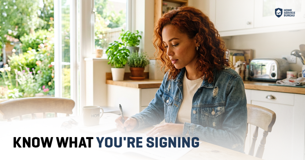 home service contract guide