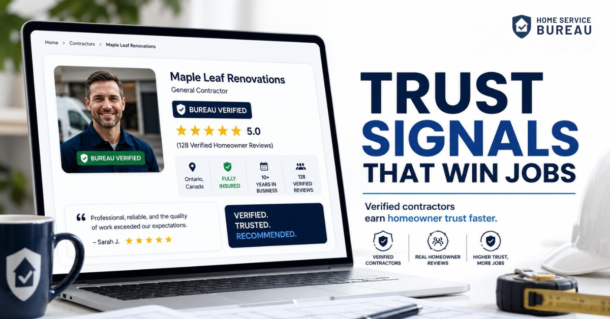 trust signals for contractors