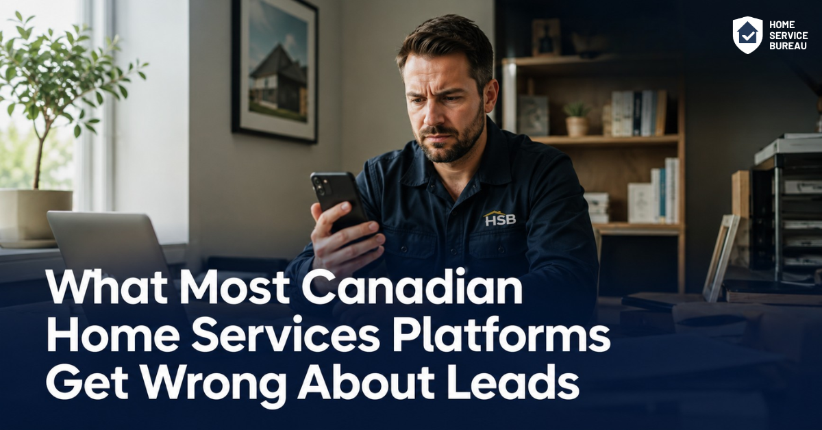 Canadian home services lead distribution problems