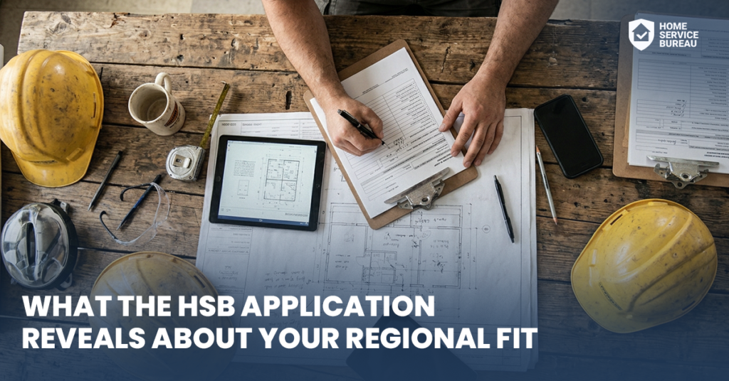 HSB contractor application regional fit Canada