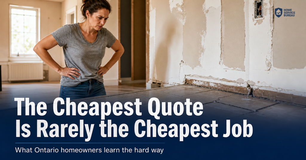 cheapest contractor mistakes Canada