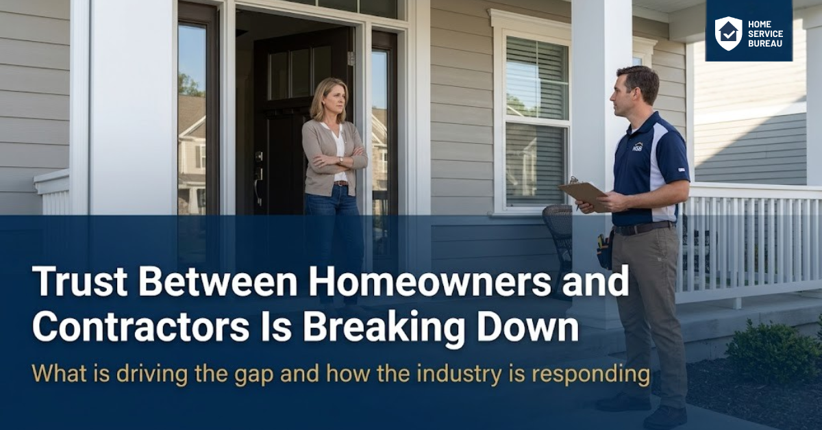 homeowner contractor trust gap Canada