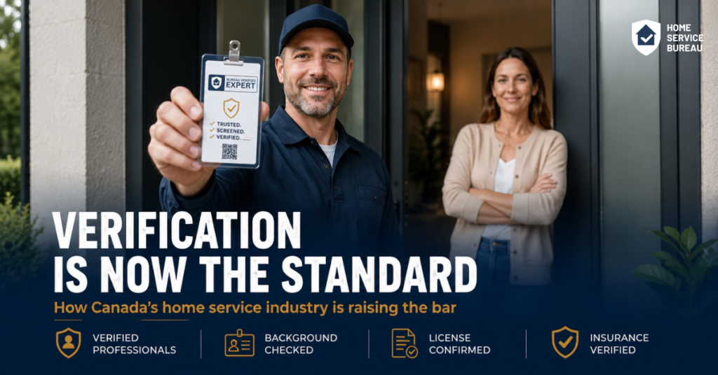 verification-first home services Canada