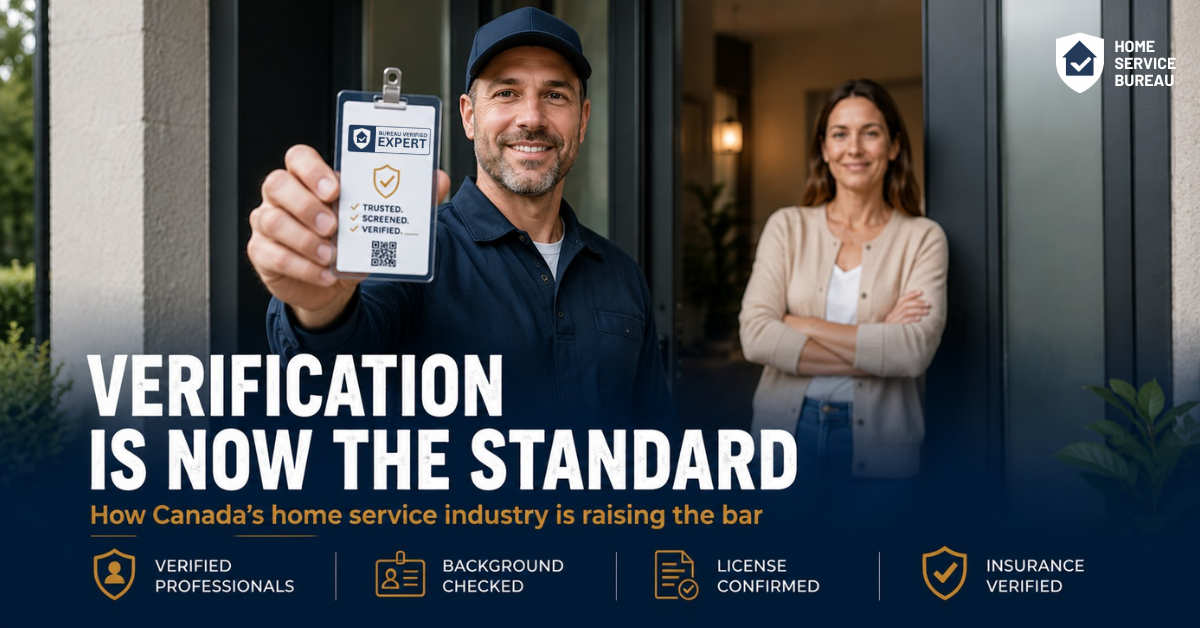 verification-first home services Canada