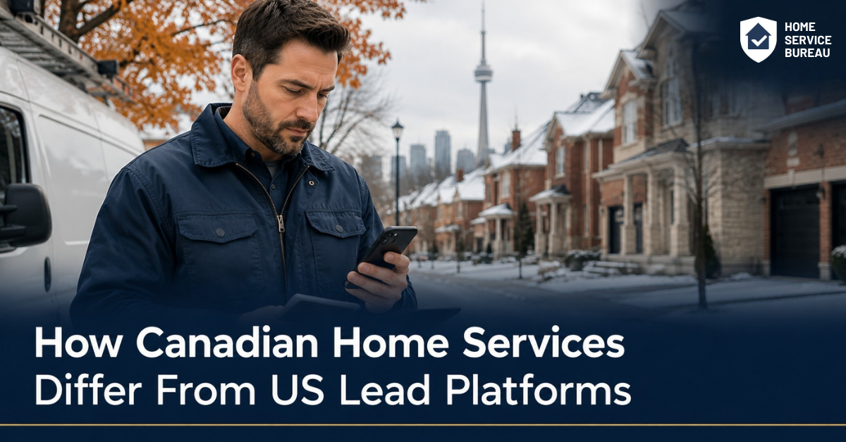 Canadian home services vs US lead platforms
