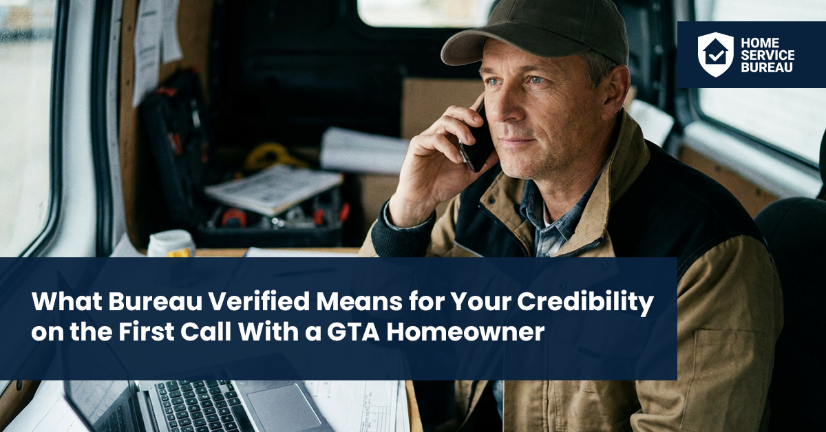 Bureau Verified GTA contractor first call credibility