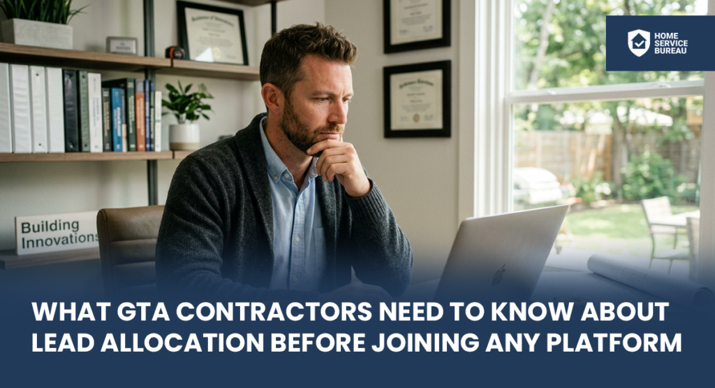 GTA contractors lead allocation platform