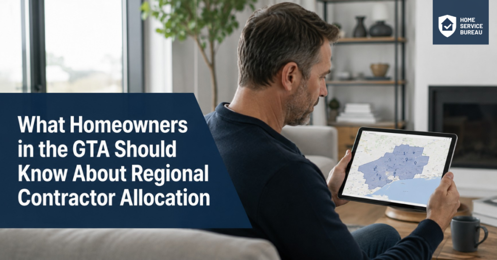 GTA homeowner regional contractor allocation