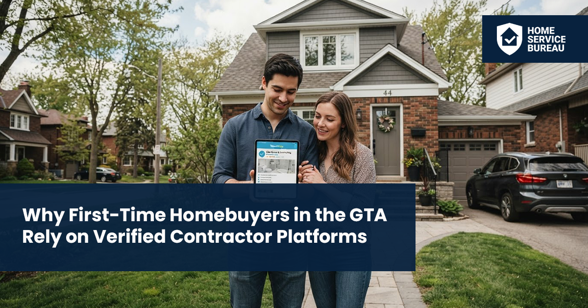 first-time homebuyers GTA verified contractor platform