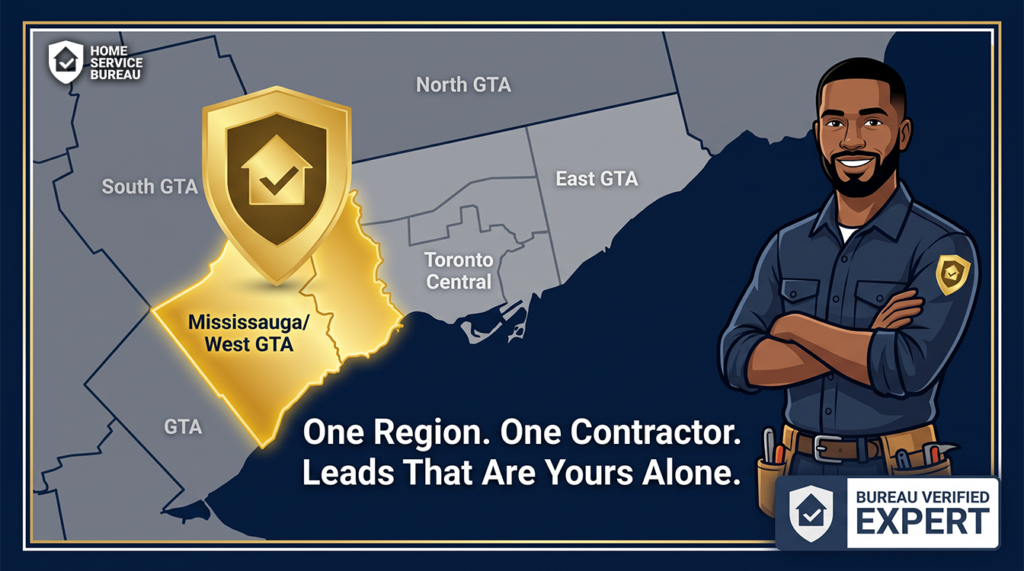 Canadian home services one region one contractor model
