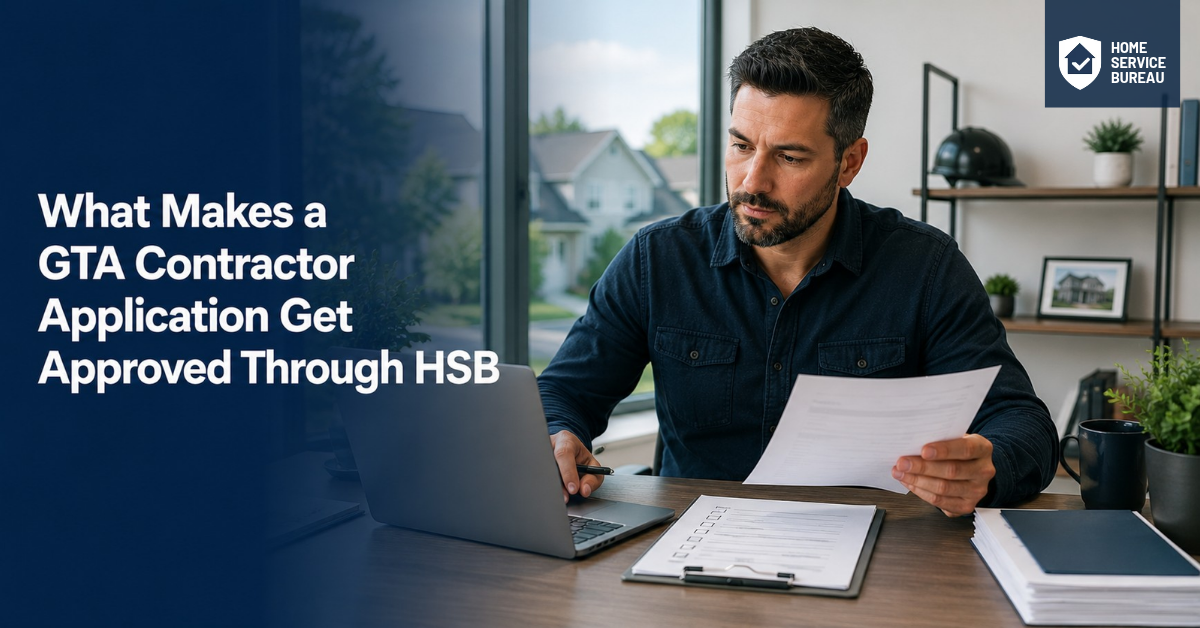 GTA contractors HSB application approval