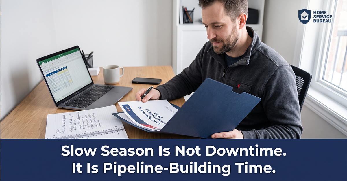 licensed contractors in Ontario slow season lead pipeline